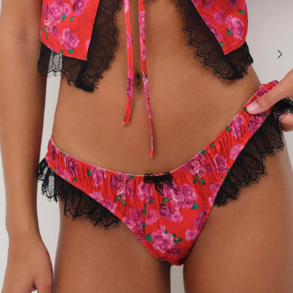 NWT For Love & Lemons bellamy panty